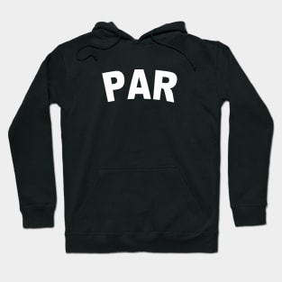 PAR White Bold Hoodie